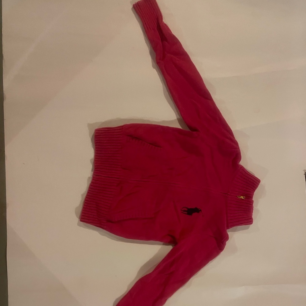 Mint condition girls Polo zip up sweater 👚